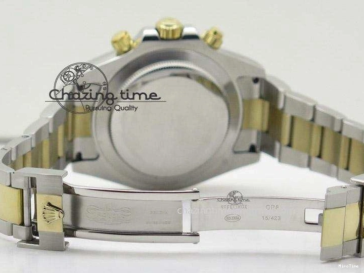 MiroTime 0427 ModernLook Daytona 116523 SS YG White Dial On SS YG Bracelet A7750 JF 4028